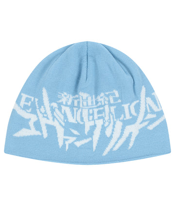 Mahagrid EVA Logo Beanie in Sky Blue