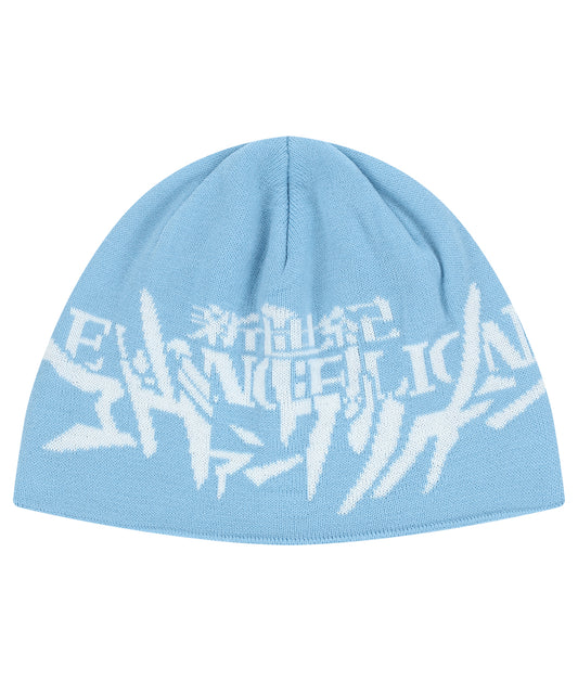 Mahagrid EVA Logo Beanie in Sky Blue