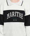 Marithé François Girbaud Kids Collar Sweatshirt