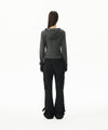 Mahagrid Curved Slim Hoodie