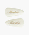 Marithé François Girbaud Kids W Triangle Hair Pin 2-Pack