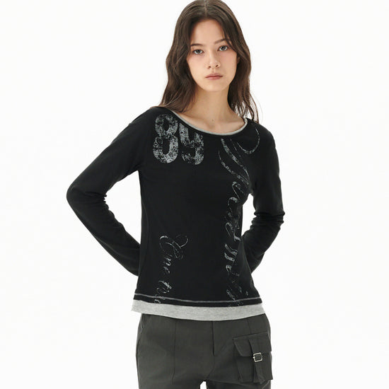 Mahagrid TRUTH LAYERED LONG SLEEVE TEE