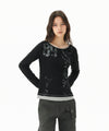 Mahagrid TRUTH LAYERED LONG SLEEVE TEE