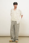 General Idea MAN Pocket Wrinkle Half Shirt