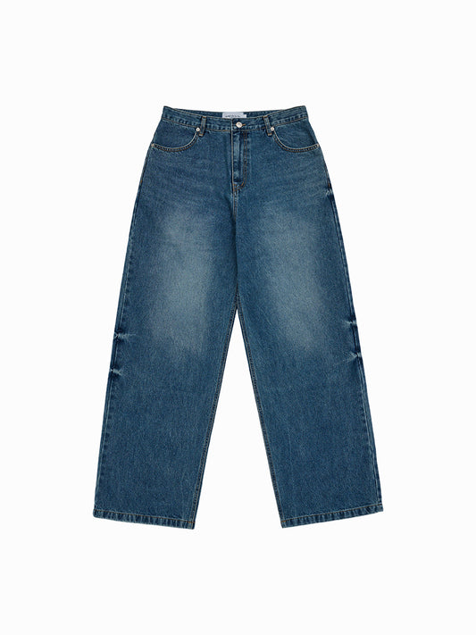 ADLV Variegation Denim Pants Blue
