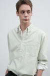 General Idea UNISEX Regular Fit Oxford Stripe Shirt