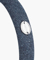 Marithé François Girbaud Regular Logo Slim Denim Hairband