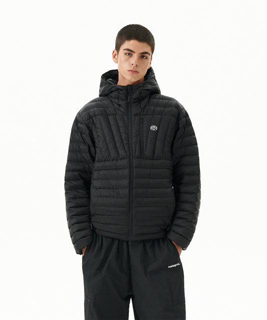 Mahagrid Light Hooded Down Puffer