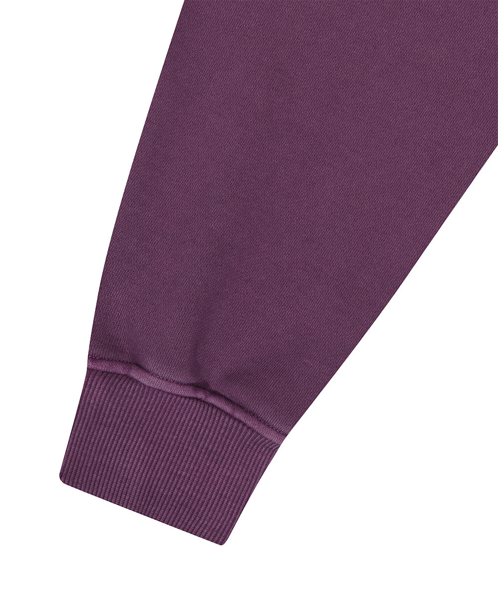 Mahagrid Pigment Stripe Mixed Zip Up Hoodie