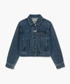 Marithé François Girbaud Women's Denim Tuck Detail Jacket