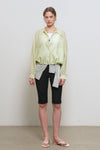 General Idea WOMAN Summer Sheer Volume Blouson Shirt