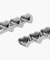 Marithé François Girbaud Regular Logo Heart Metal Hair Pin 2-Pack Silver