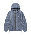 Cavish Hooded Check Wind Breaker