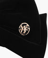 Marithé François Girbaud Circle Logo Velvet Hair Clip