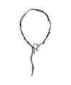 Mahagrid Boho Feather Necklace Black