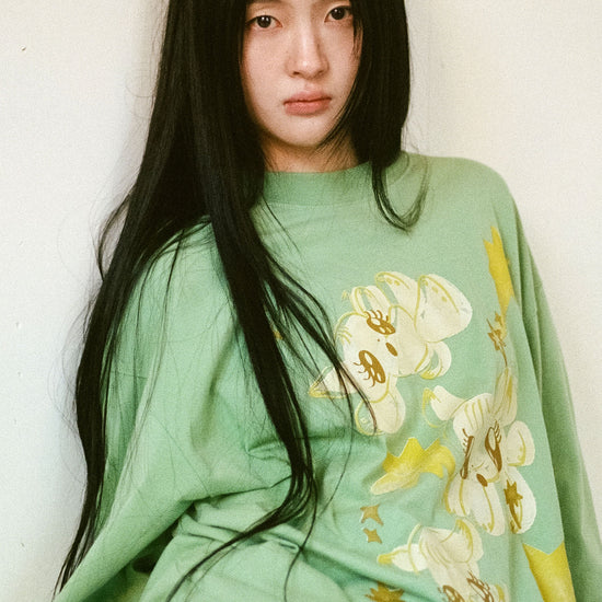 Nice Ghost Club Baby Guardians Big Big Long Sleeve Tee [Mint]