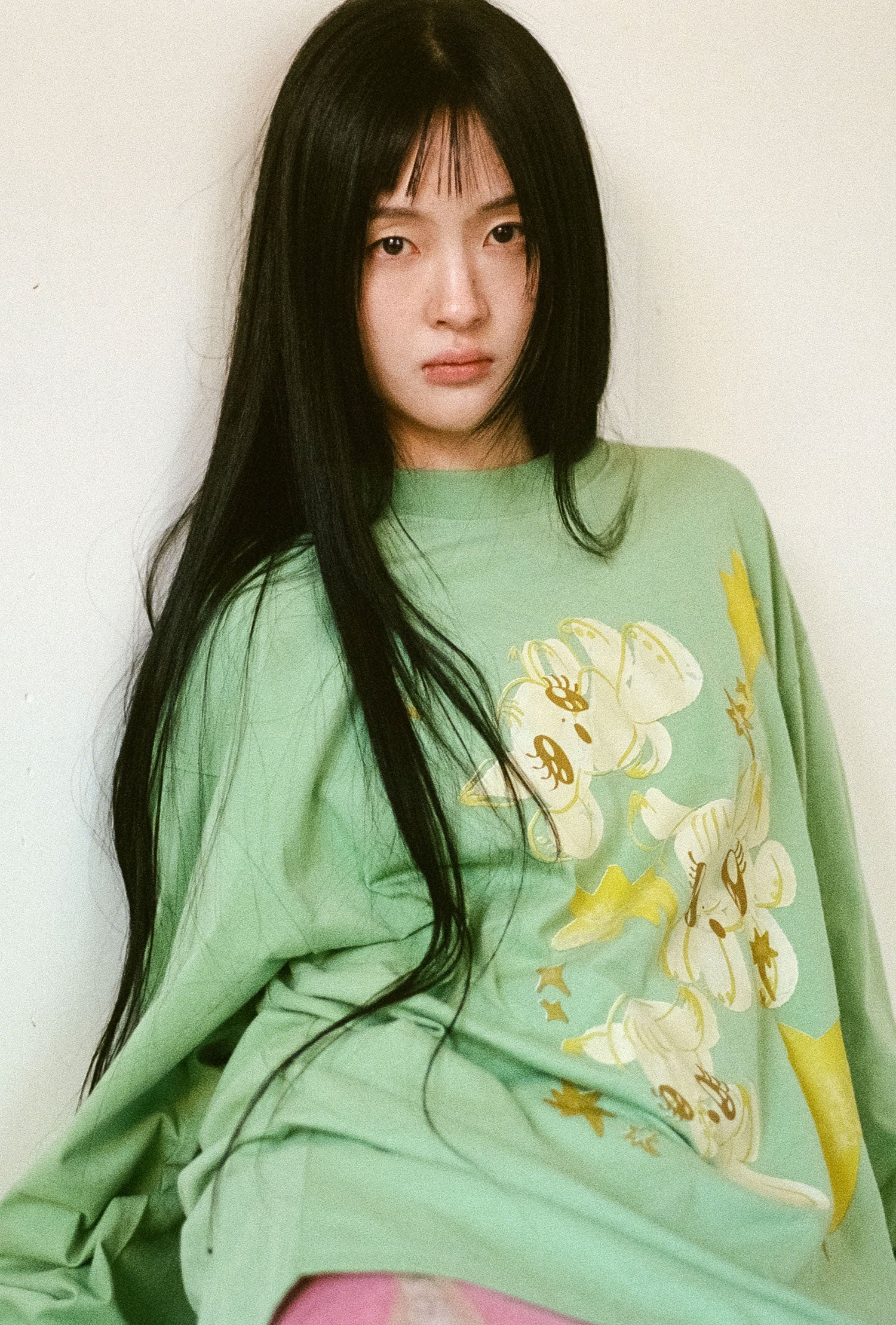 Nice Ghost Club Baby Guardians Big Big Long Sleeve Tee [Mint]