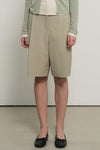 General Idea WOMAN Pleated Bermuda Slacks