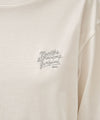 Marithé François Girbaud [REGEN] Back Drawing Logo Long Sleeve Tee Navy