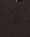 Nice Ghost Club 3Star Logo Zip Hoodie