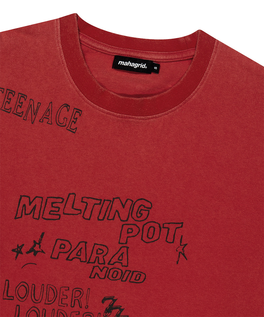 Mahagrid Washed 10 Years Long Sleeve Tee
