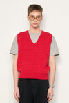 General Idea MAN Essential V-Neck Cable Knit Vest