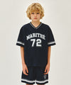 Marithé François Girbaud Kids V Neck Nylon Woven Tee
