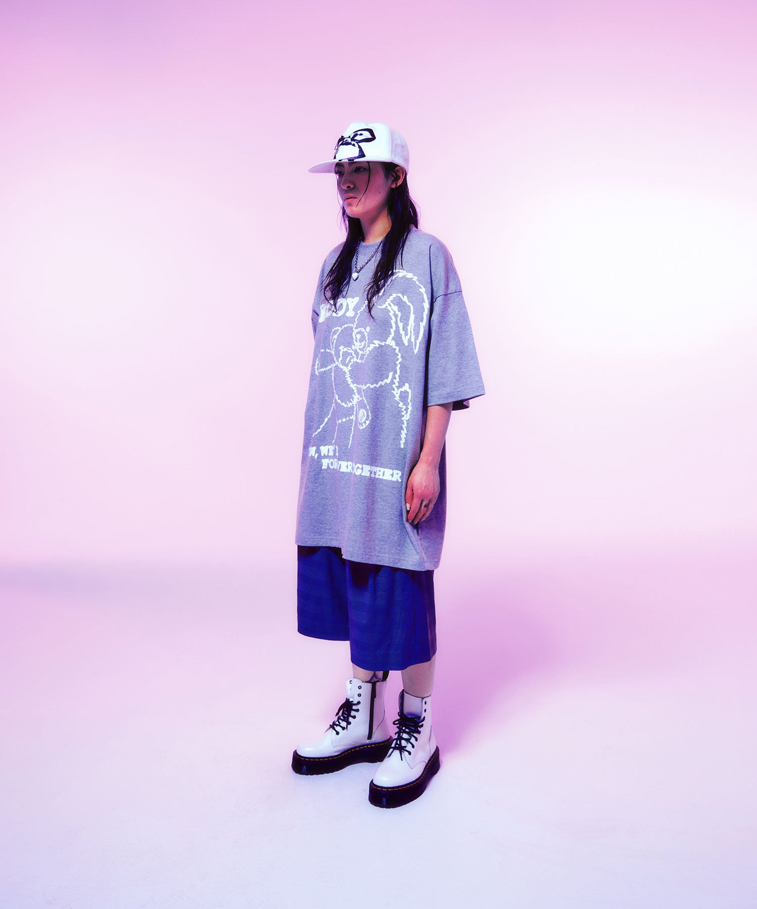 Nice Ghost Club Big Big Tee [Grey]