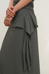 General Idea WOMAN Easy Banding Maxi Skirt [CHARCOAL]