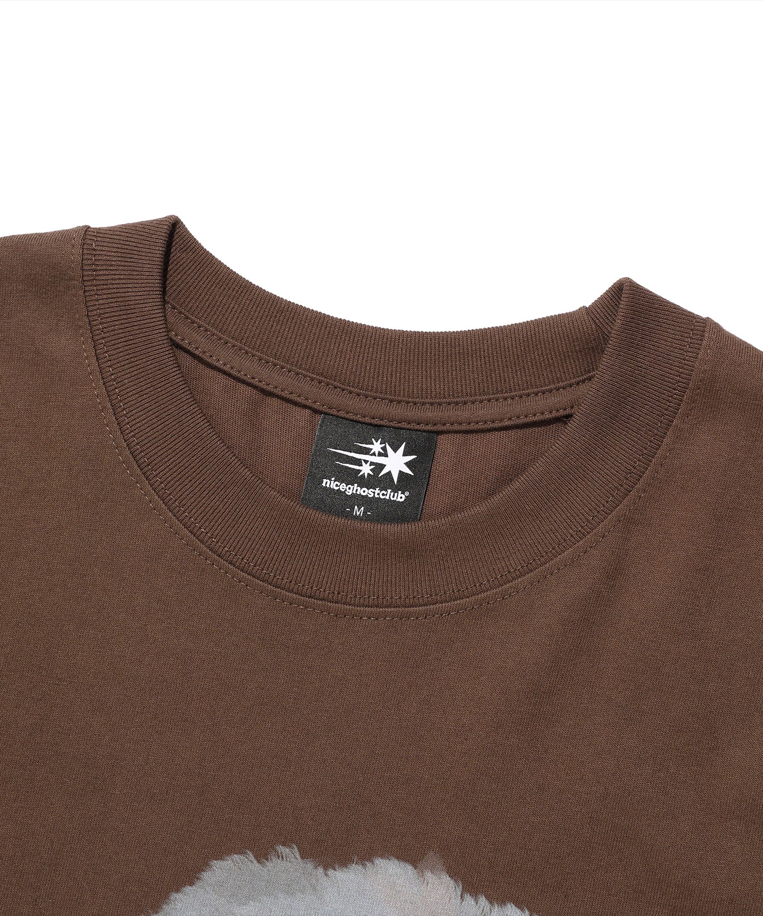Nice Ghost Club Three Eyes Dog Big Big Long Sleeve Tee