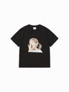 ADLV Woman ADLV Baby Face Yawn Short Sleeve T-Shirt
