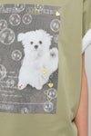 General Idea WOMAN Live Streaming Dog Short Sleeve T-Shirt