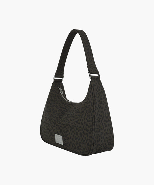 Marithé François Girbaud CLASSIC LOGO HOBO BAG leopard