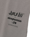 Nice Ghost Club Junji Ito Maniac Cartoon Raglan Mini Tee [Grey]