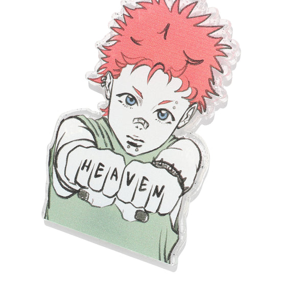 Nice Ghost Club Fist Boy Acrylic Key Chain [Mix]
