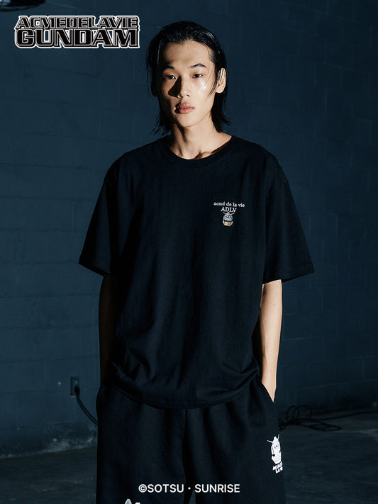 ADLV Mobile Suit Gundam Basic Logo Short Sleeve T-Shirt