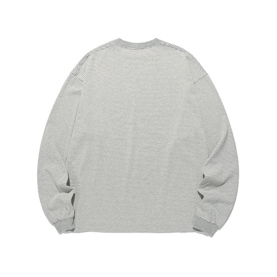 Nice Ghost Club Gakiya Isamu Stripe Big Big Long Sleeve Tee [Grey]