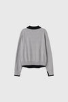 General Idea WOMAN Relaxed Collar Layered Pullover