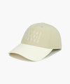 Marithé François Girbaud TYPO LOGO COLOR BLOCK COVERED CAP ivory