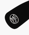 Marithé François Girbaud Circle Logo Velvet Hair Pin