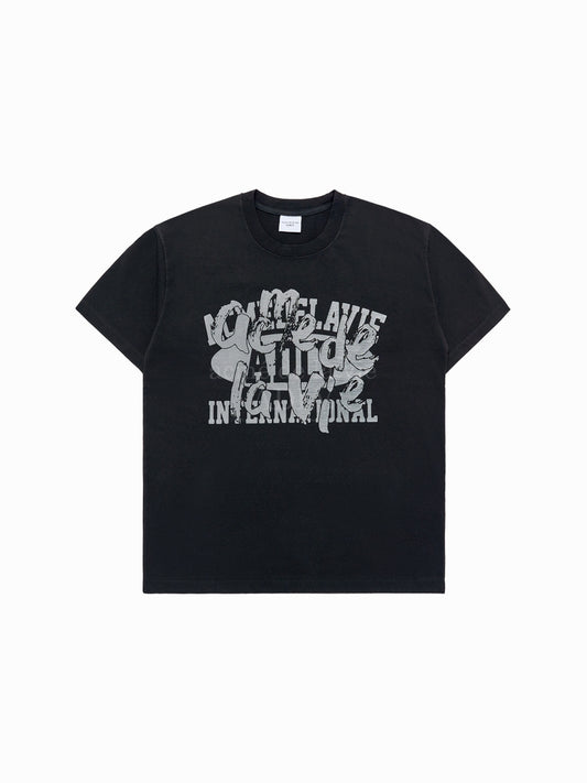 ADLV Layer Old School Printing Short Sleeve T-Shirt