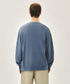 Marithé François Girbaud SMALL CLASSIC LOGO V-NECK KNIT CARDIGAN vintage blue