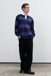 General Idea UNISEX Classic Bold Stripe Rugby T-Shirt