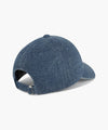 Marithé François Girbaud DENIM WASHING SMALL CLASSIC LOGO COVERED CAP light blue