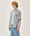 Marithé François Girbaud M CHECK HALF SLEEVE SHIRT