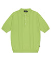 Mahagrid Diamond Half Knit Polo