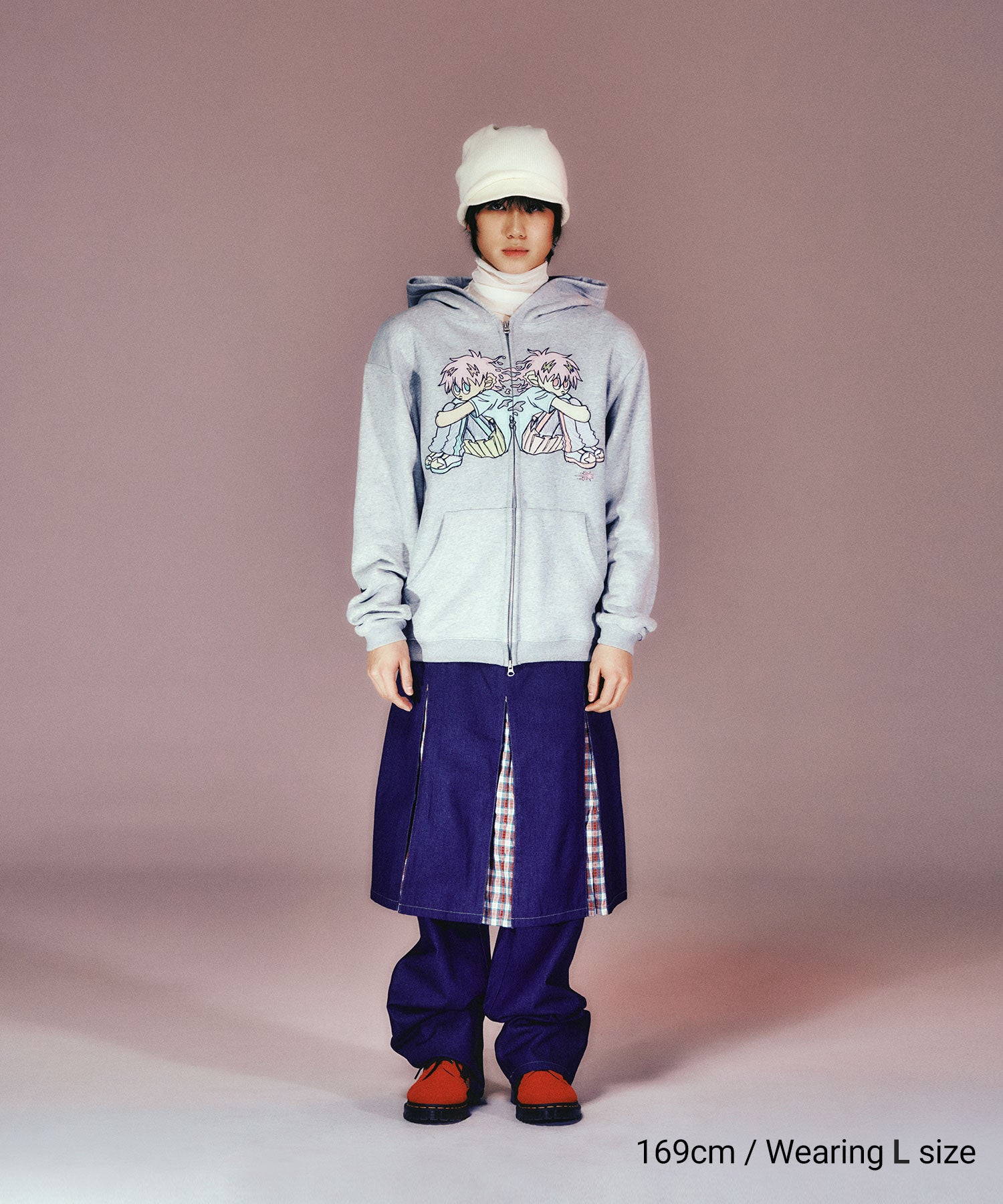 Nice Ghost Club NGC Boy Hoodie Zip Up