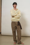 General Idea UNISEX Crochet Hooded Knit