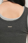 General Idea WOMAN Solid U-Neck Sleeveless