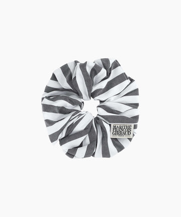 Marithé François Girbaud CLASSIC LOGO STRIPE HAIR SCRUNCHIE black